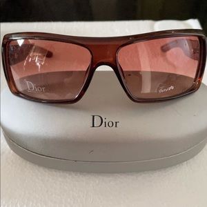 Christian Dior Party 1 Brown Sunglasses Brand New